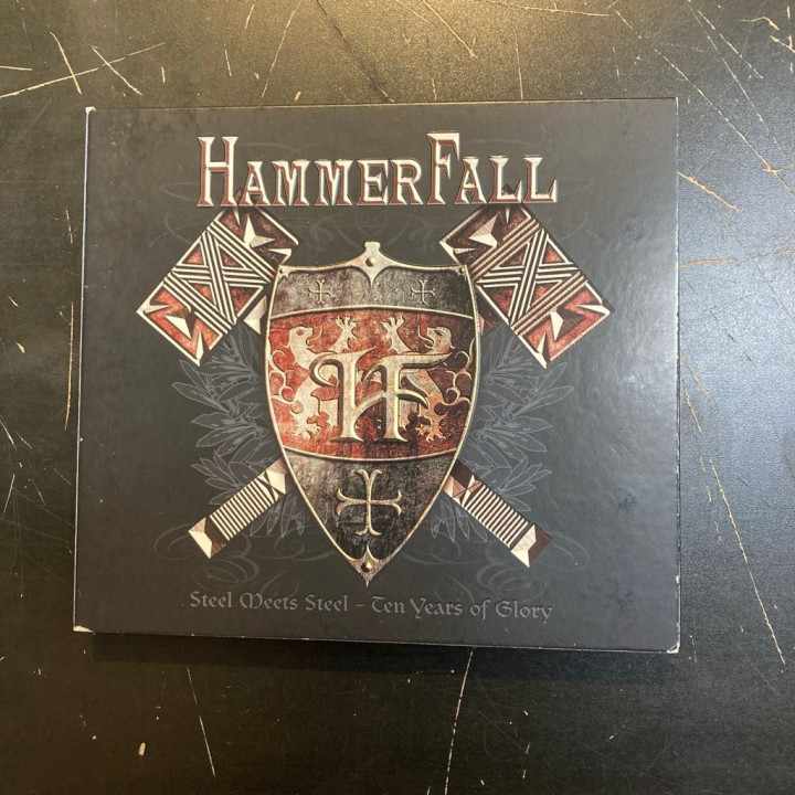 HammerFall - Steel Meets Steel (Ten Years Of Glory) 2CD (VG/VG+) -power metal-